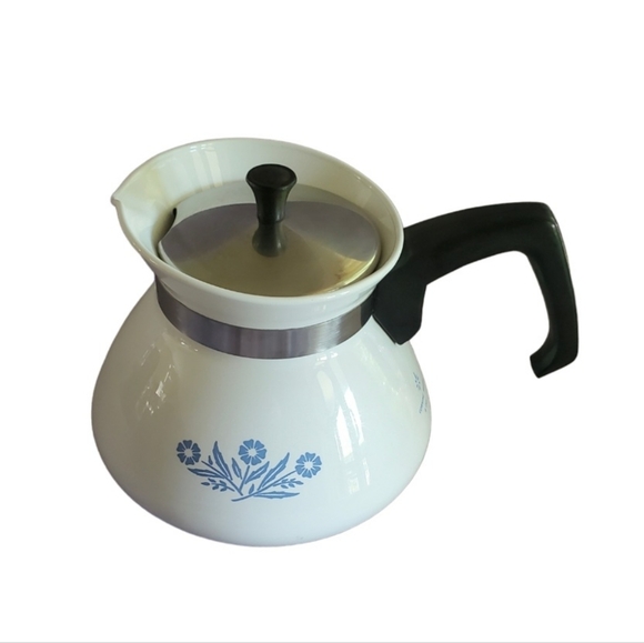 Corning Ware Blue Cornflower Teapot - Picture 2 of 5